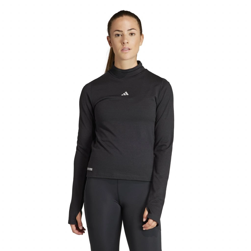 fotka Tričko adidas ULTIMATE RUNNING CONQUER THE ELEMENTS MERINO LONG SLEEVE